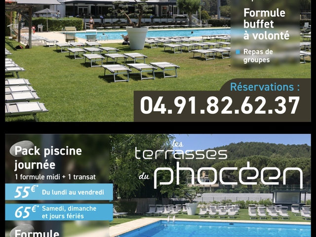 LES TERRASSES DU PHOCEEN Tarifs et formules
